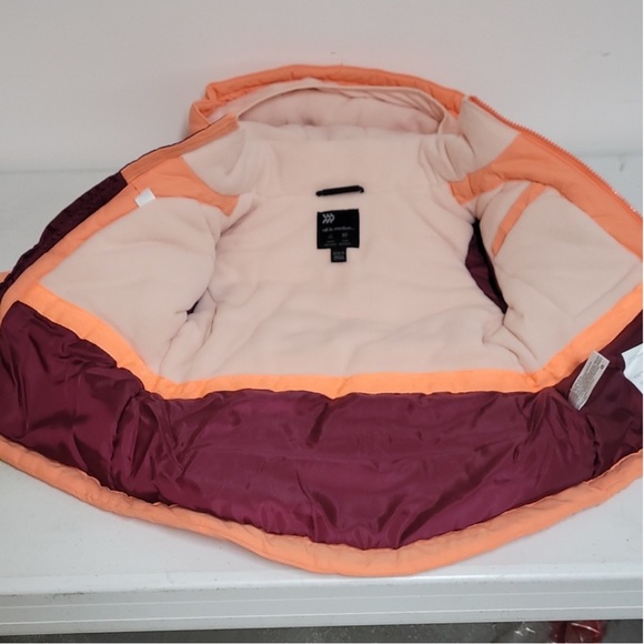 NEW! Girls Cold Weather Winter Jacket Coat w/ Hood & Gloves - All in Motion - Picture 8 of 16